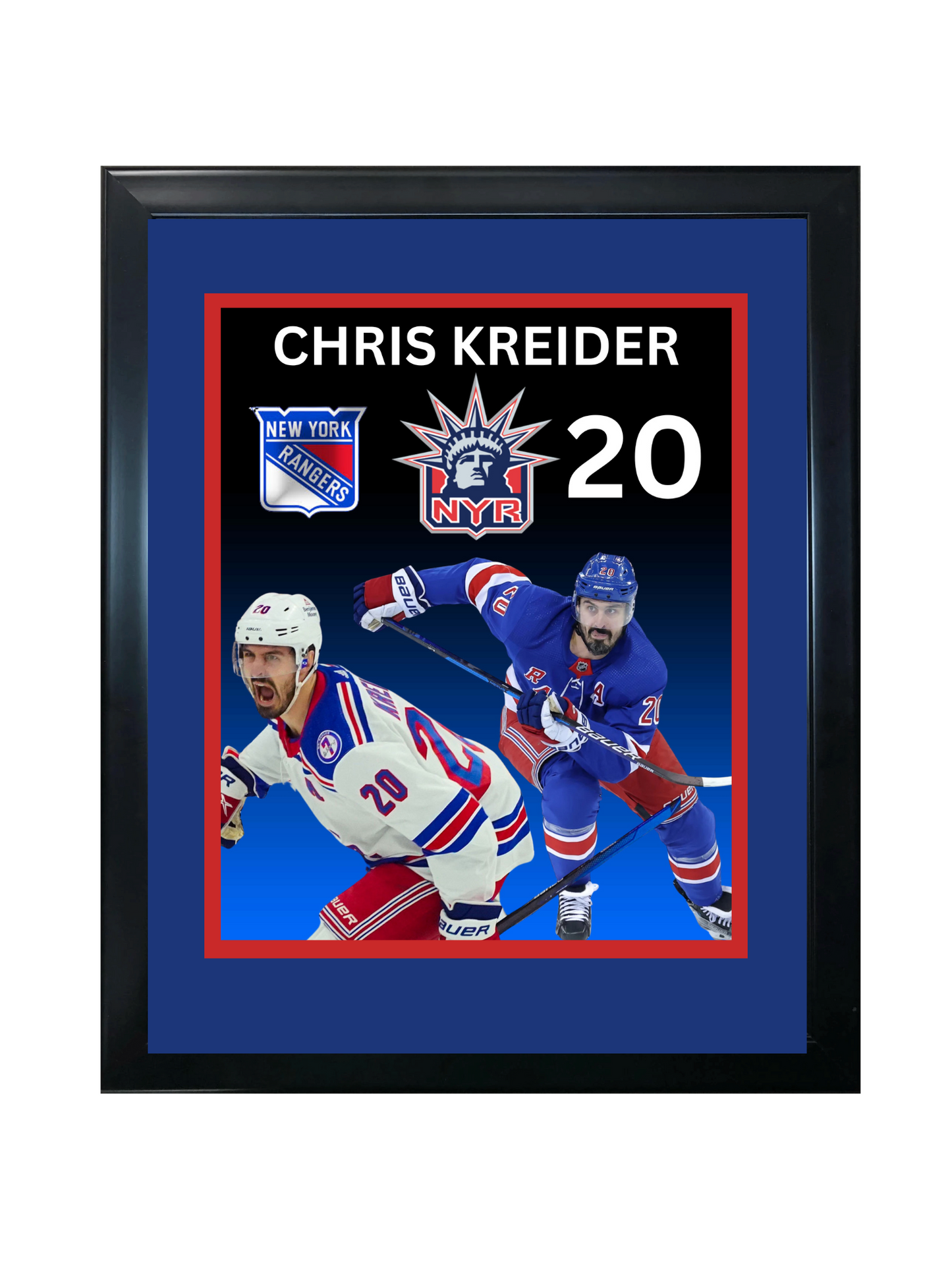 CHRIS KREIDER 11X14 FRAMED PHOTO