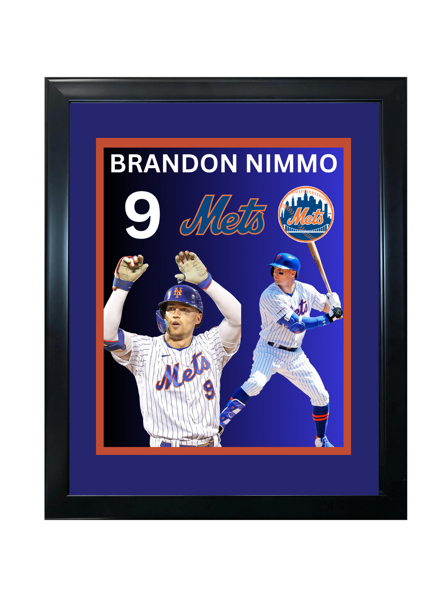 Brandon Nimmo framed photo 11x14