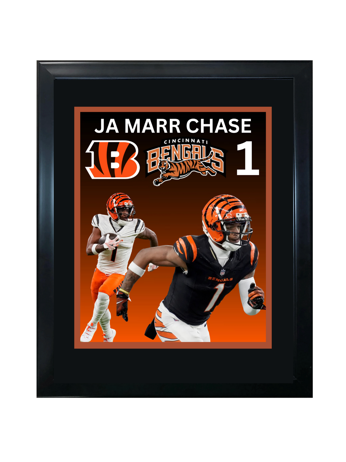 JA MARR CHASE 11X14 FRAMED PHOTO