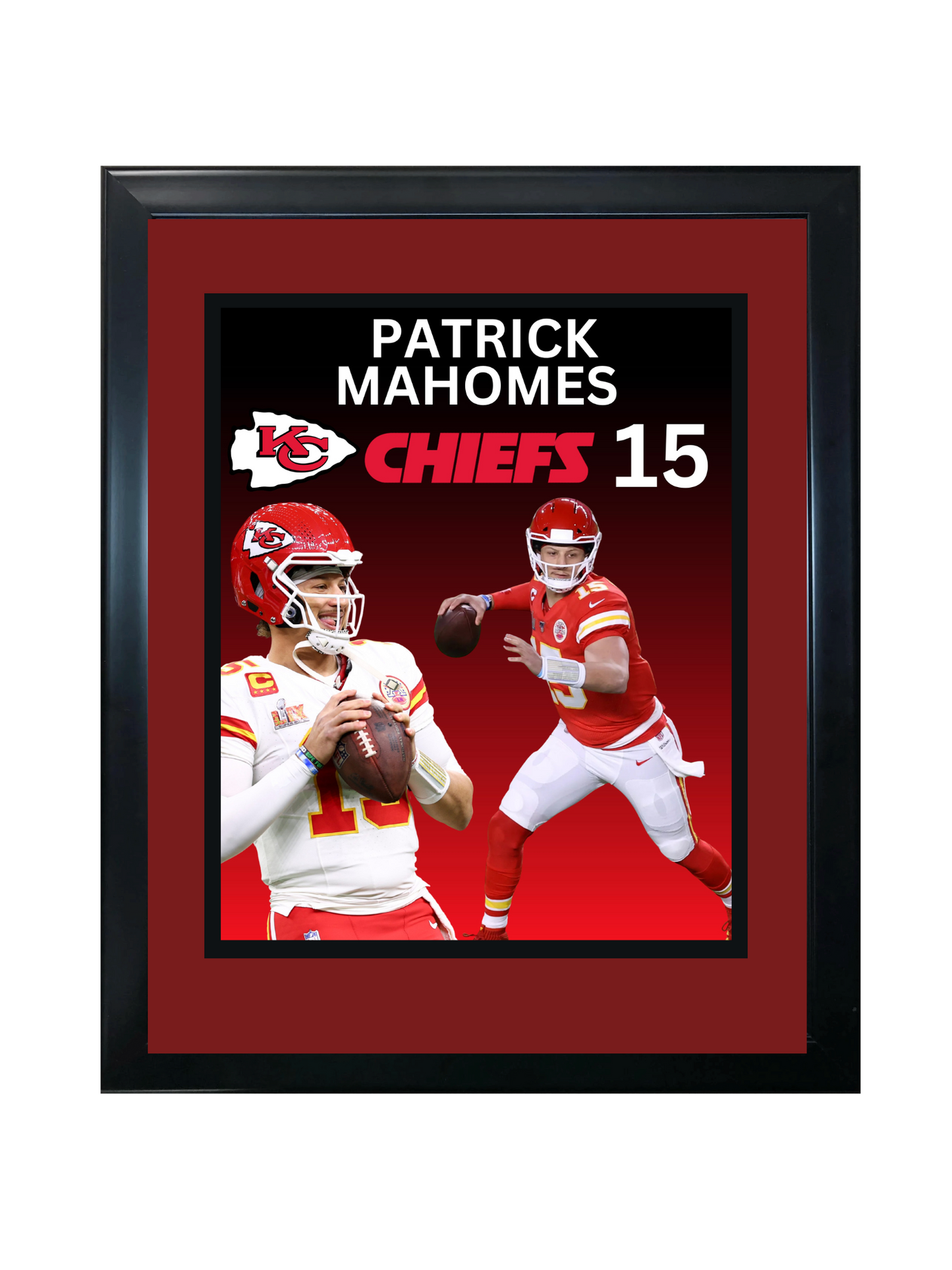 PATRICK MAHOMES 11X14 FRAME