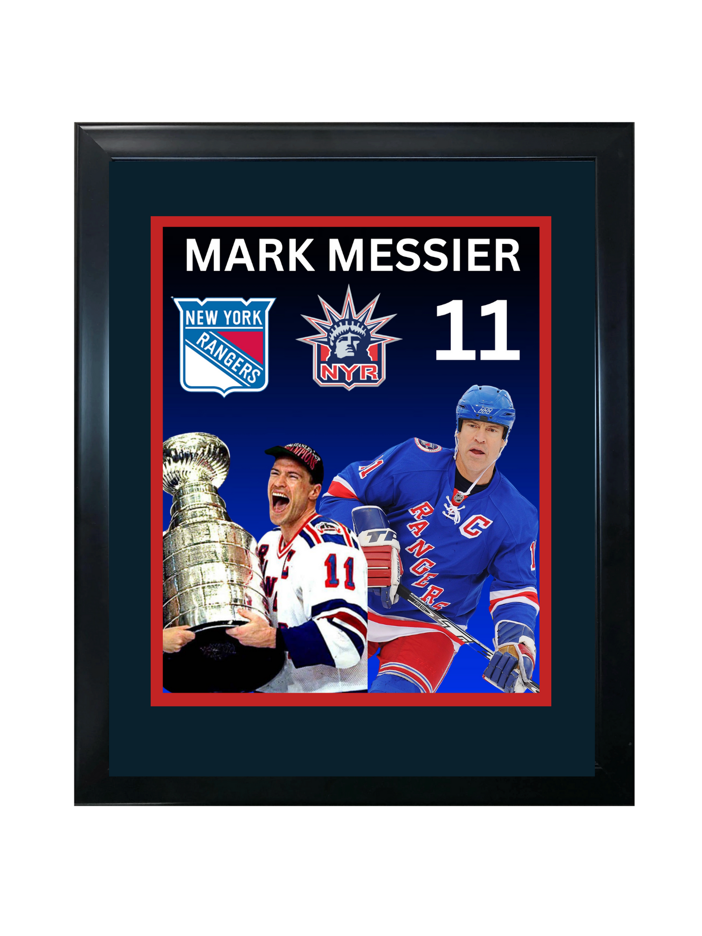 MARK MESSIER 11X14 FRAMED PHOTO