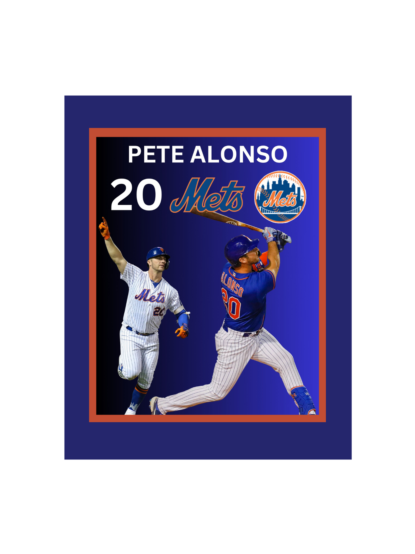 PETE ALONSO FRAMED 11X14 PHOTO