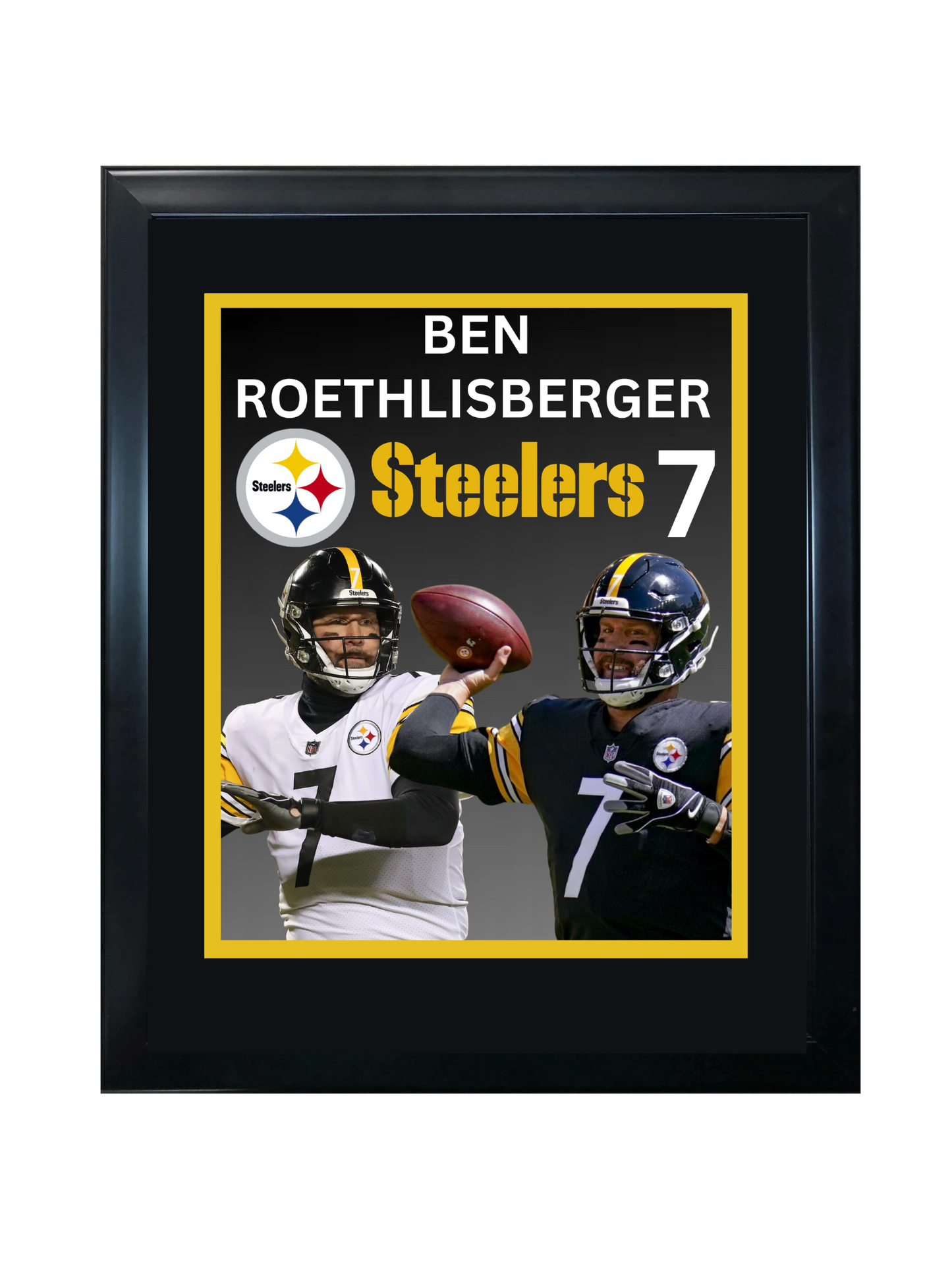 BEN ROETHLISBERGER 11X14 FRAMED PHOTO