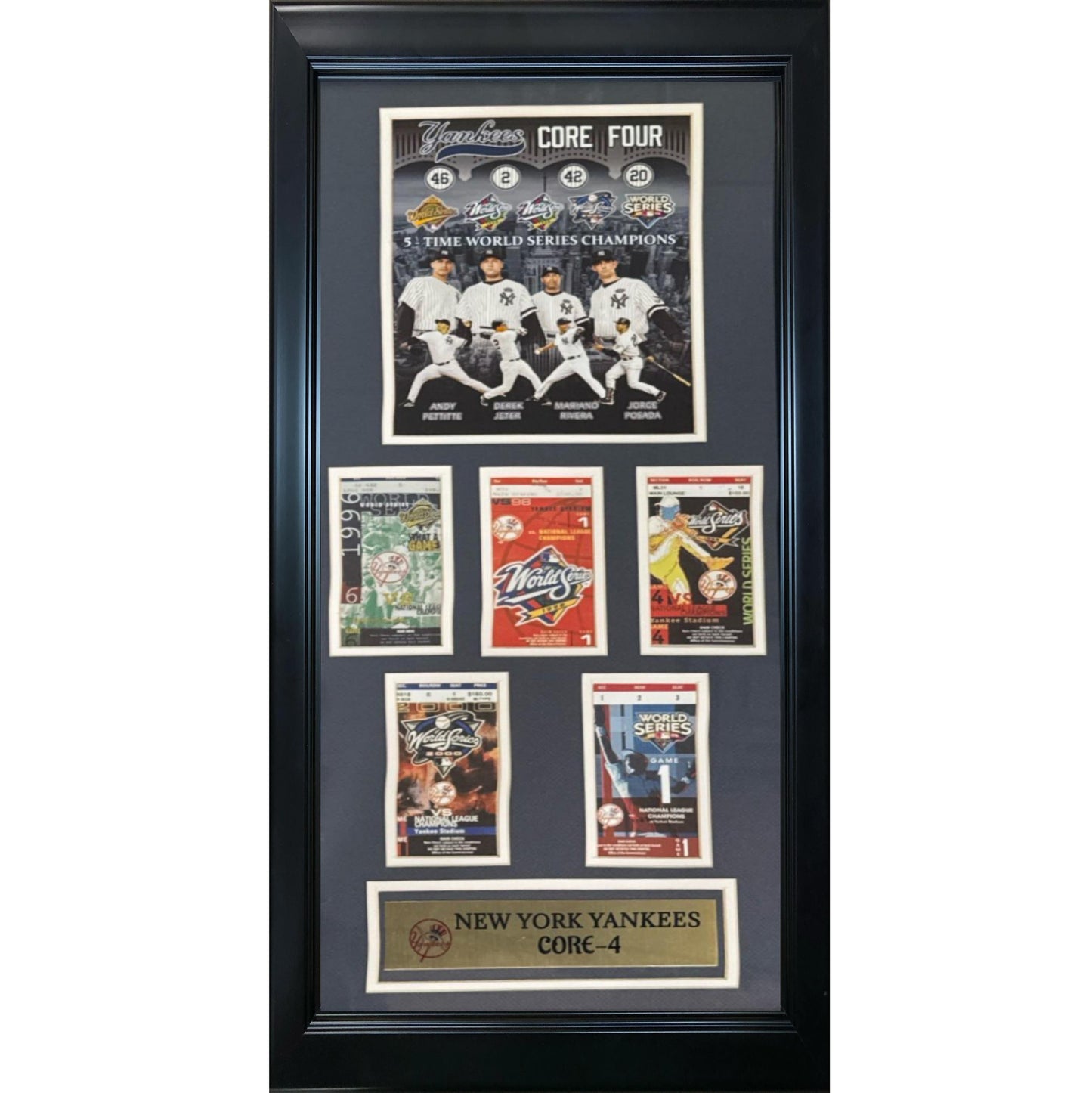 New York Yankees Core-4 w/ World Series tickets
