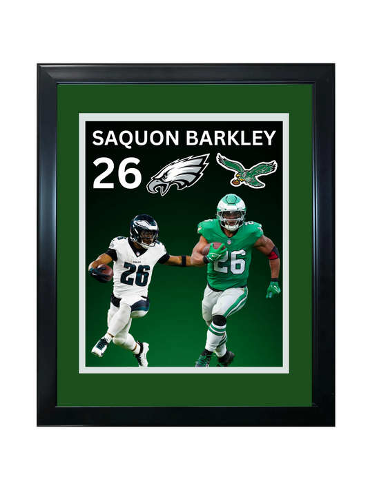 Saquon Barkley 11x14 framed photo