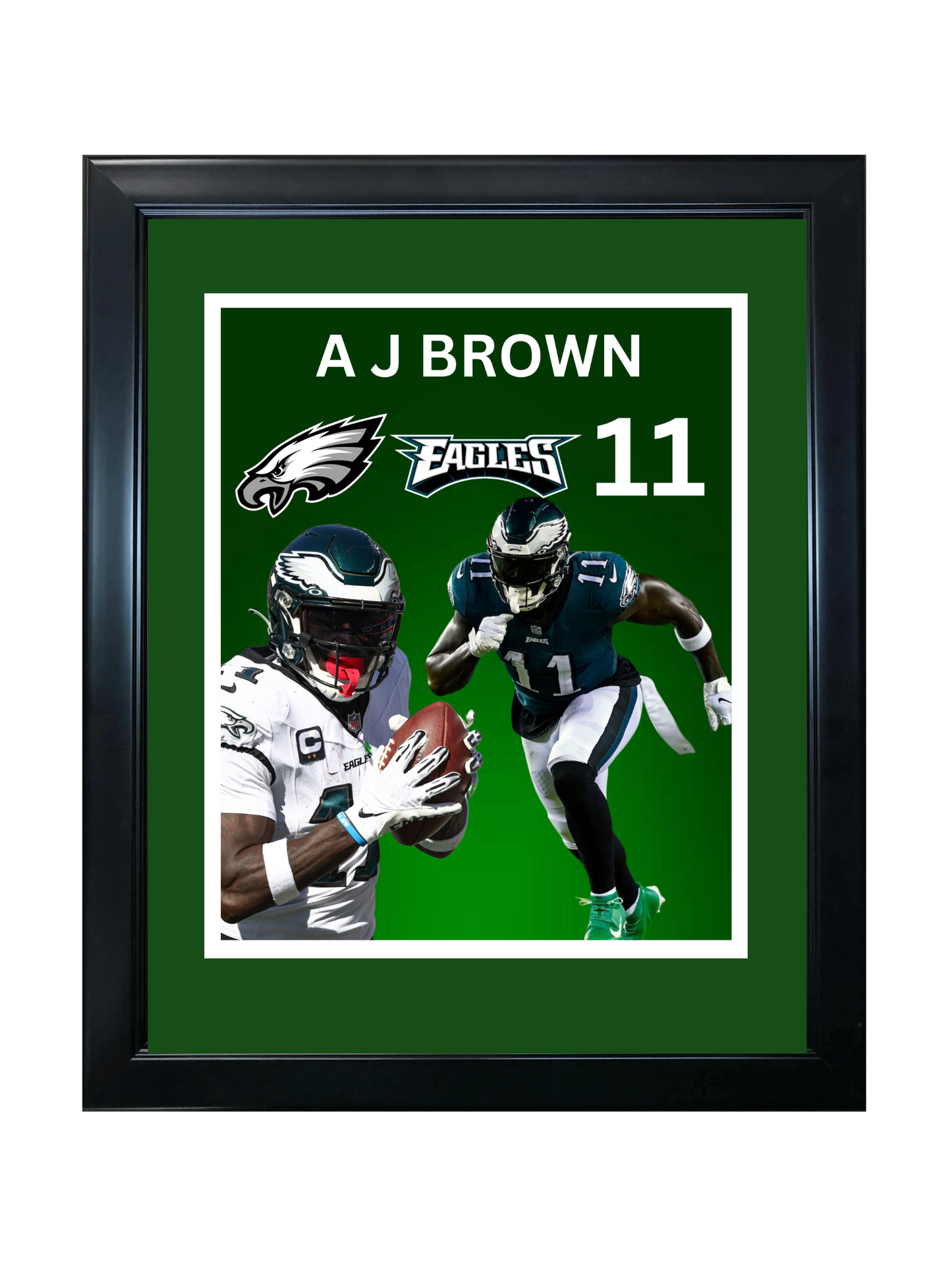 A J BROWN 11X14 FRAMED PHOTO