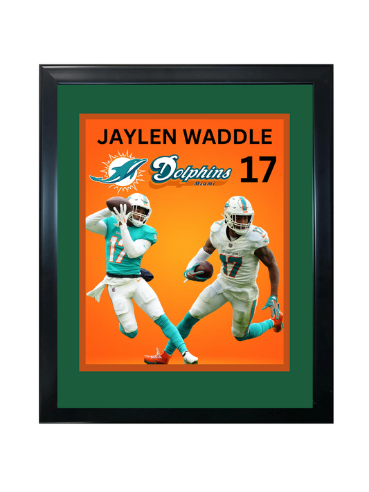 JAYLEN WADDLE 11X14 FRAMED PHOTO