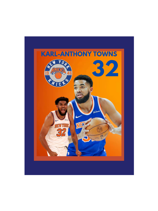 KARL ANTHONY TOWNS 11X14 FRAMED PHOTO