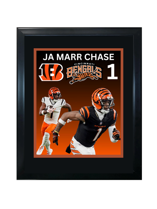 JA MARR CHASE 11X14 FRAMED PHOTO