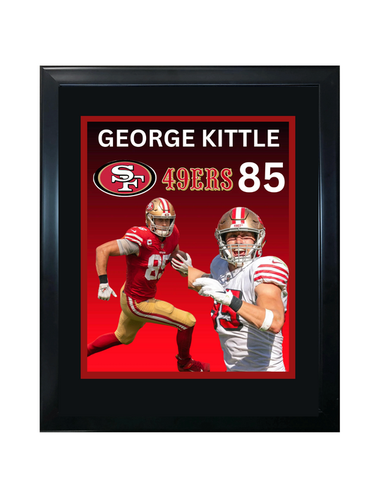 GEORGE KITTLE 11X14 FRAMED PHOTO