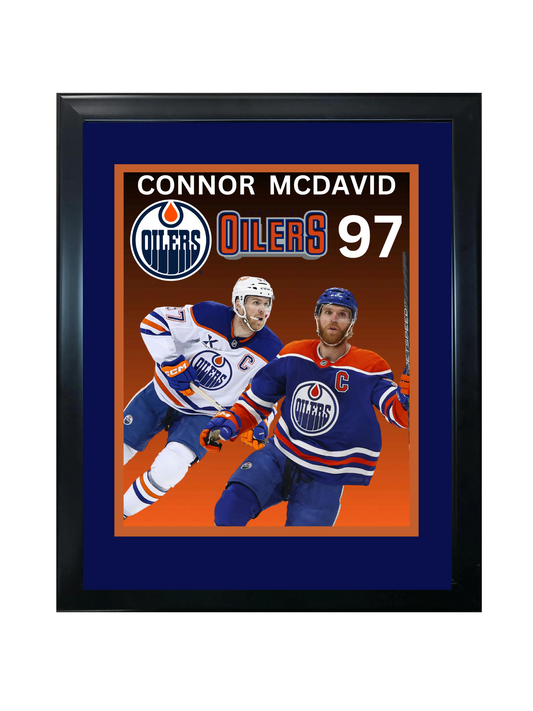 CONNOR MCDAVID 11X14 FRAMED PHOTO