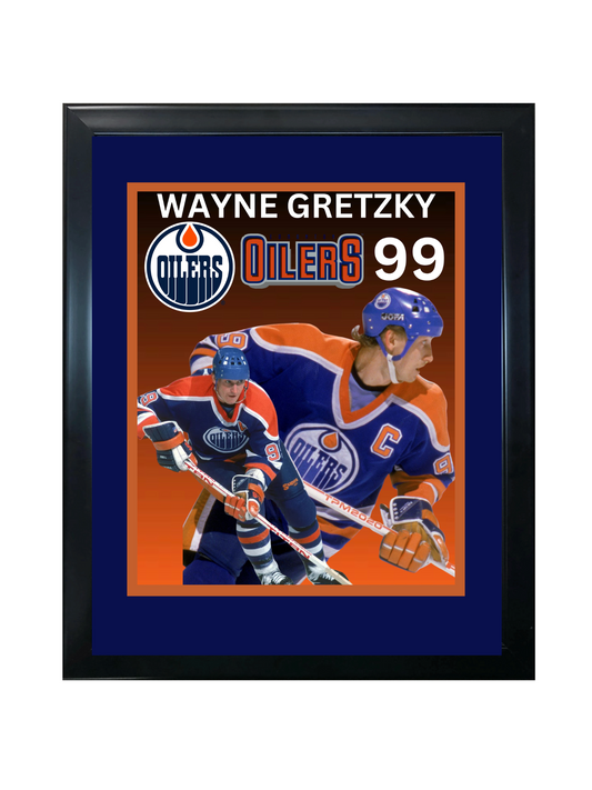 WAYNE GRETZKY 11X14 FRAMED PHOTO