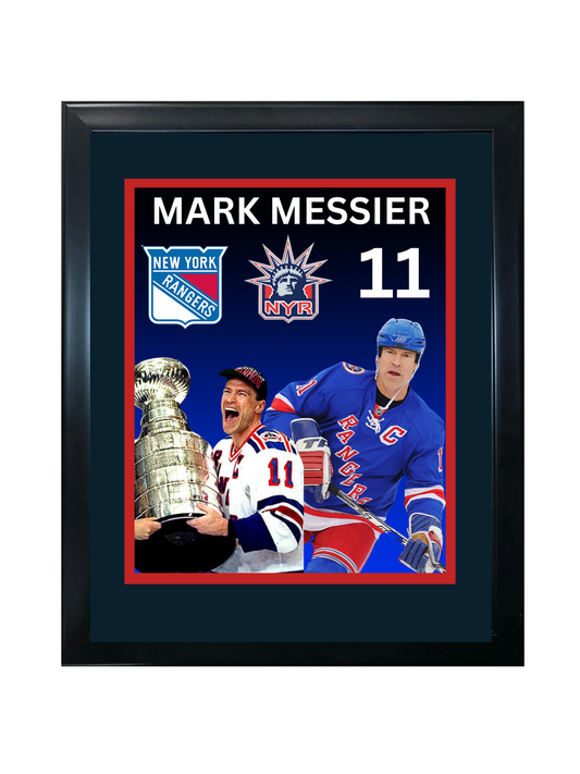 MARK MESSIER 11X14 FRAMED PHOTO