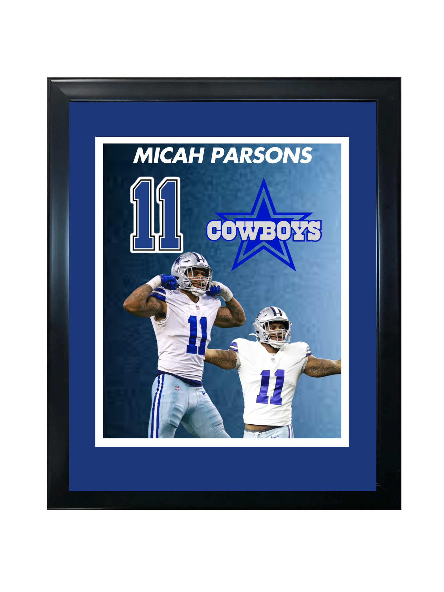 MICAH PARSONS 11X14 FRAMED PHOTO
