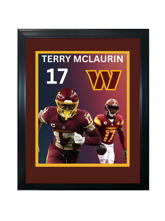 TERRY MCLAURIN 11X14 FRAMED PHOTO