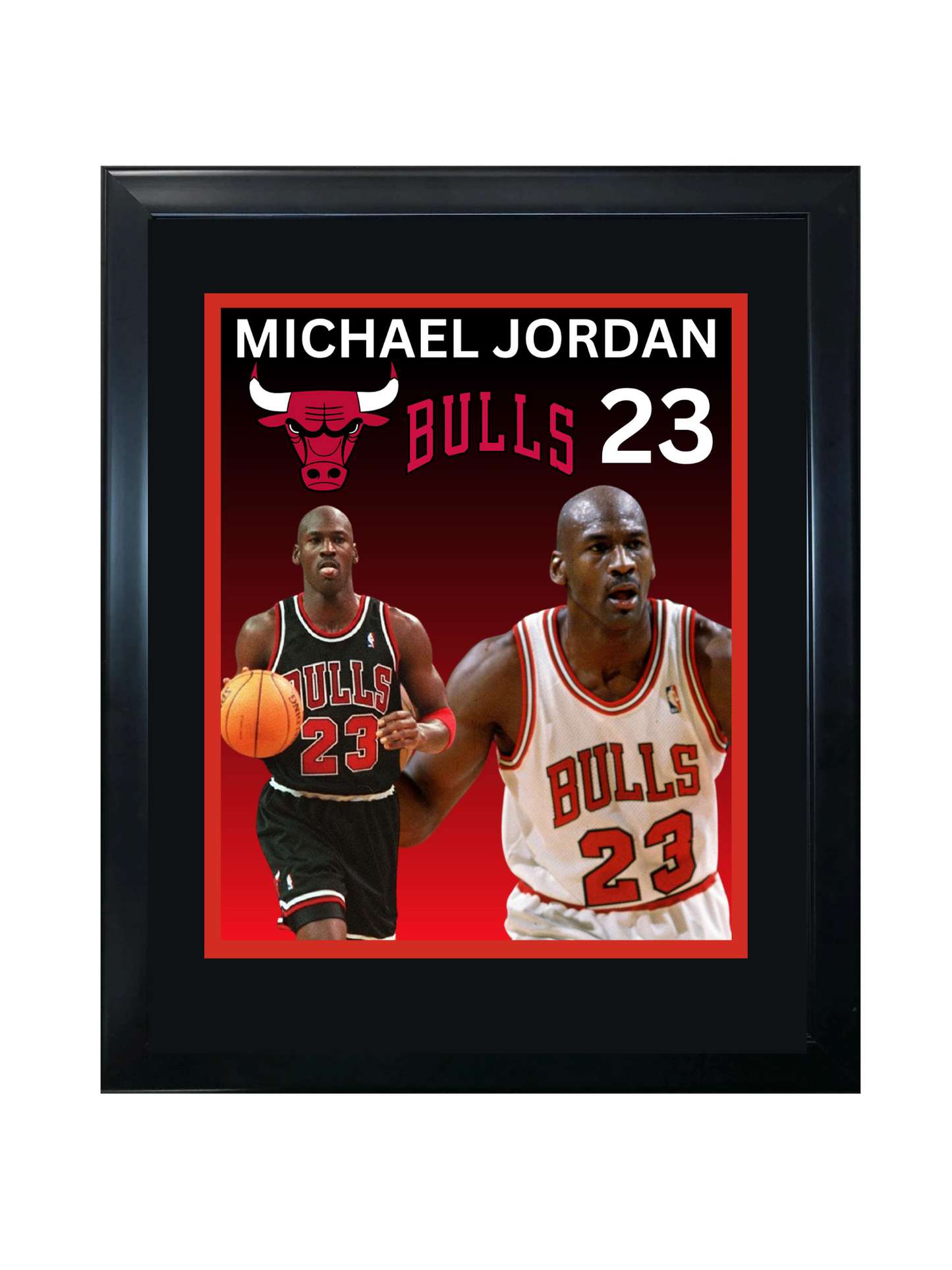 MICHAEL JORDAN 11X14 FRAMED PHOTO