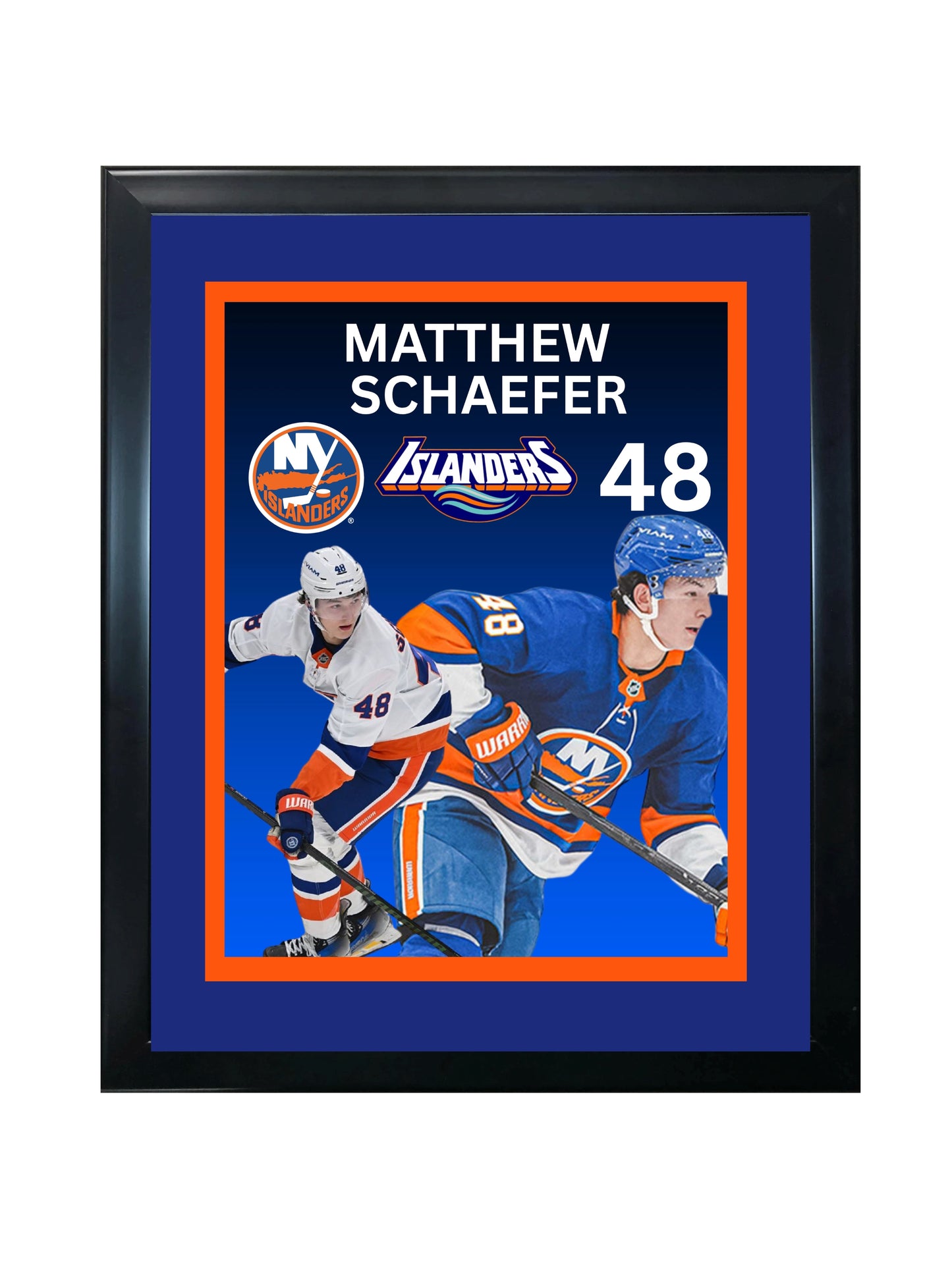 Matthew Schaefer 8x10 photo 11x14 double matted and framed
